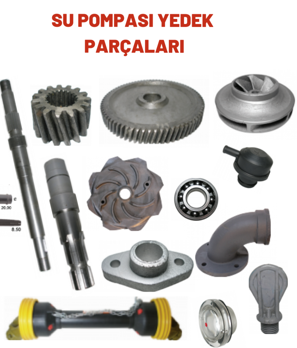 SU POMPASI YEDEK PARÇALARI 